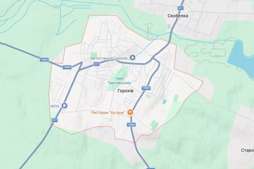 Оренда білбордів у місті Горохів Волинської області