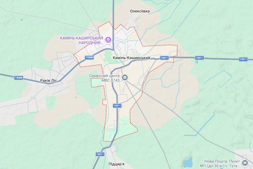 Оренда білбордів у місті Камінь-Каширський Волинської області