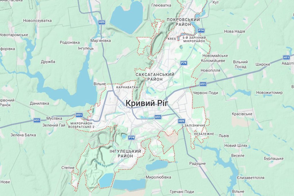 Реклама на білбордах у місті Кривий Ріг Дніпропетровської області