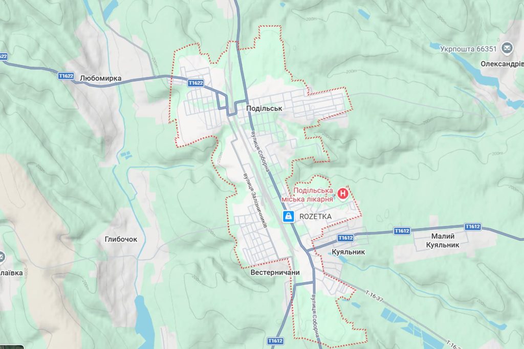 Реклама на білбордах у місті Подільськ Одеської області
