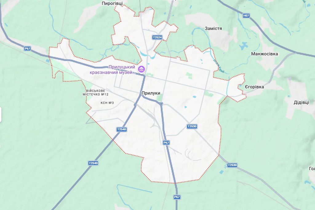 Реклама на білбордах у місті Прилуки Чернігівської області