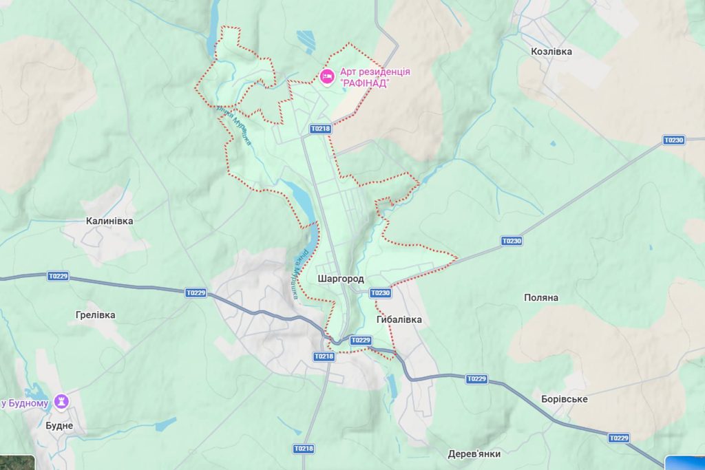 Реклама на білбордах у місті Шаргород Вінницької області