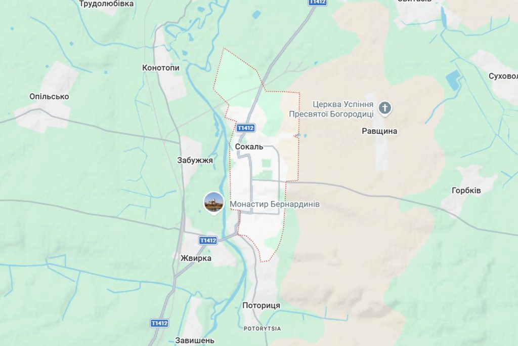 Реклама на білбордах у місті Сокаль Львівської області