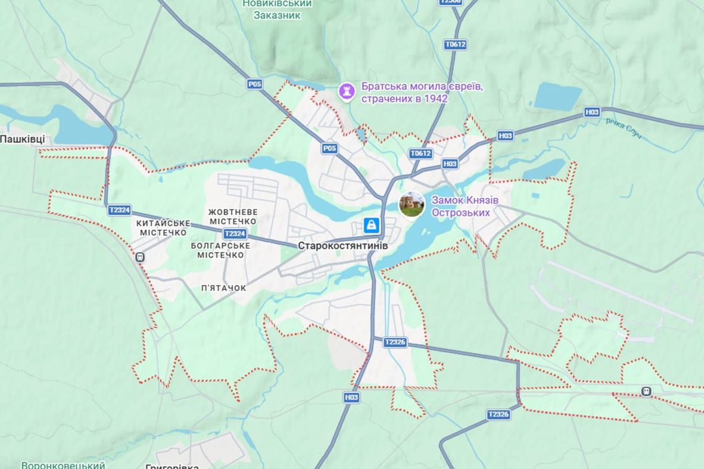 Реклама на білбордах у місті Старокостянтинів Хмельницької області