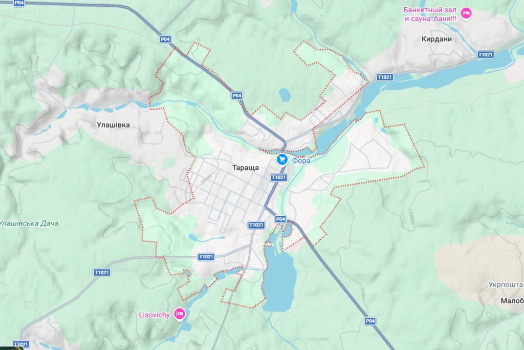 Реклама на білбордах у місті Тараща Київської області