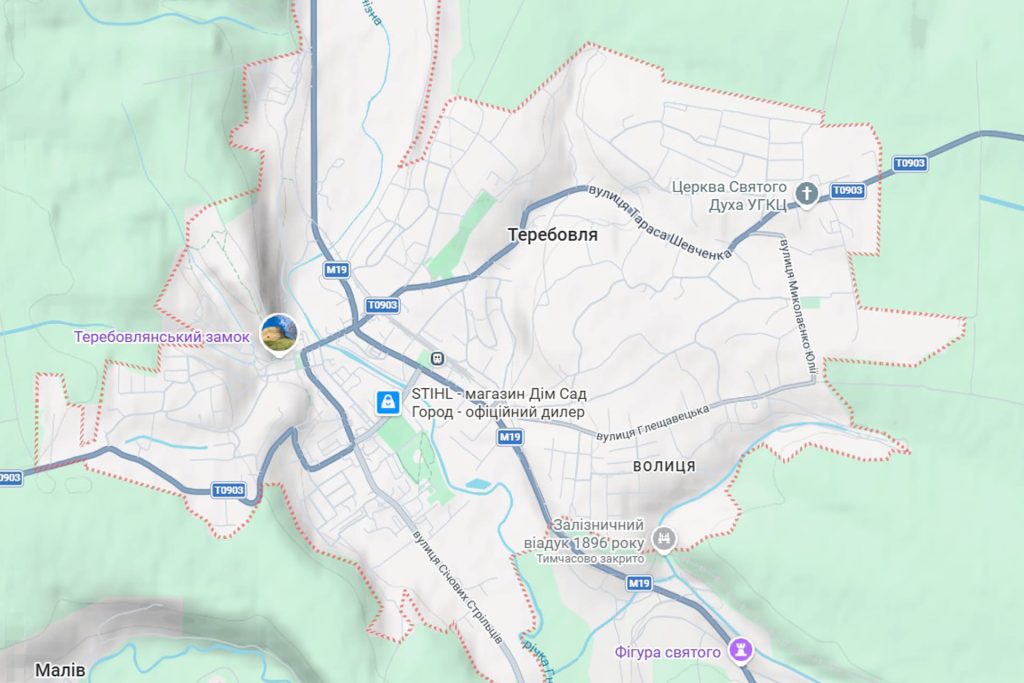 Реклама на білбордах у місті Теребовля Тернопільскої області