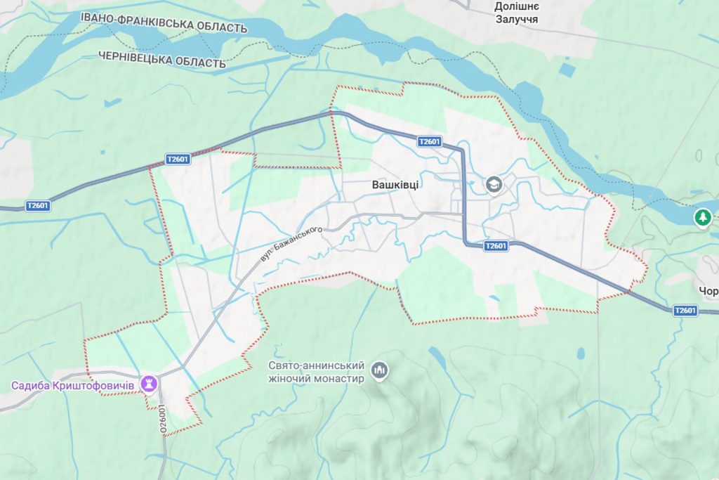 Реклама на білбордах у місті Вашківці Чернівецької області