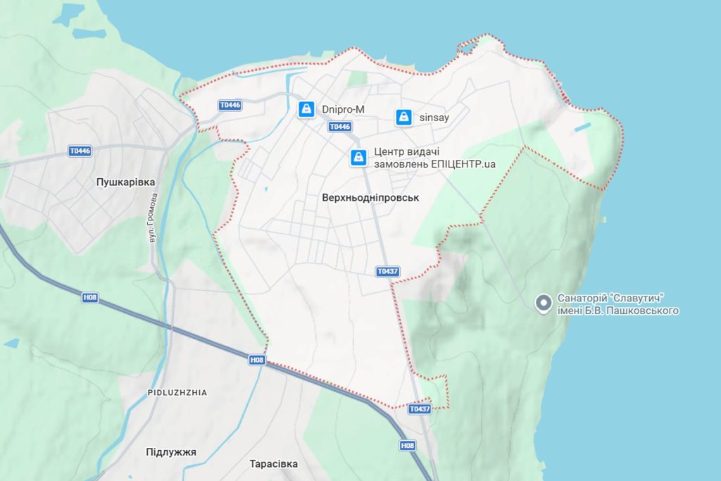 Реклама на білбордах у місті Верхньодніпровськ Дніпропетровської області