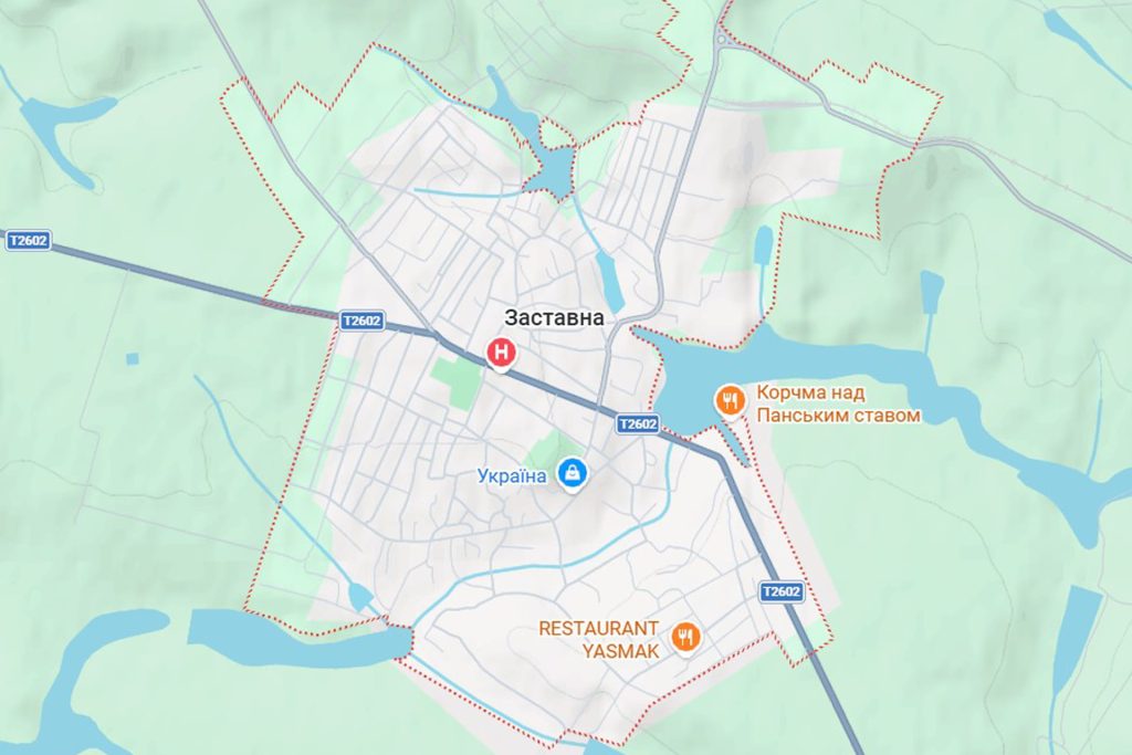 Реклама на білбордах у місті Заставна Чернівецької області