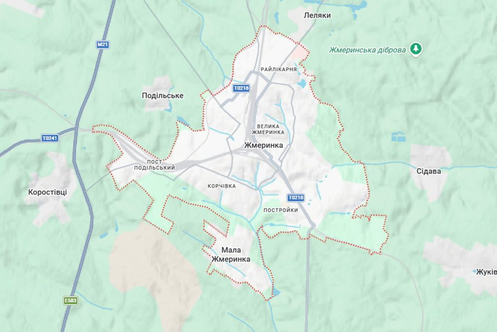 Реклама на білбордах у місті Жмеринка Вінницької області