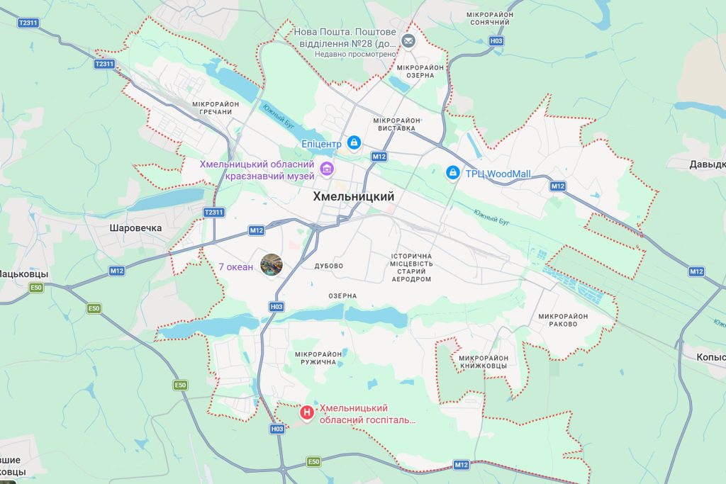 Аренда билбордов в городе Хмельницкий и области