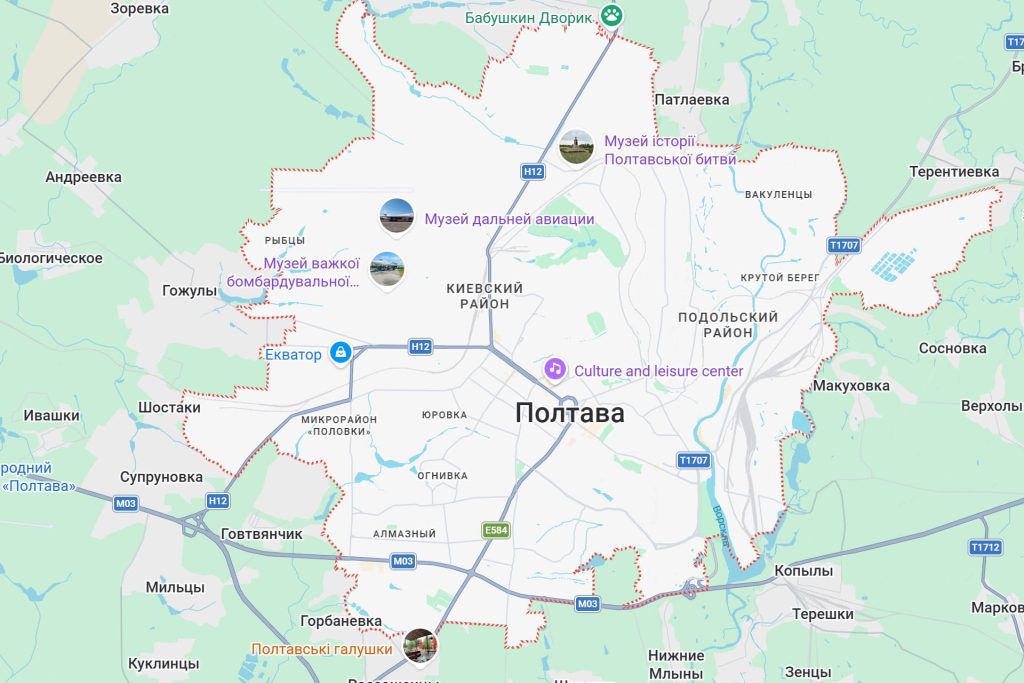 Аренда билбордов в городе Полтава и области